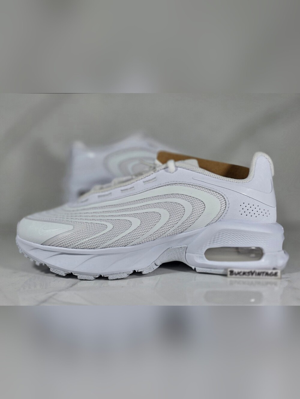 Nike Women's All-White Air-Cushioned Sneakers